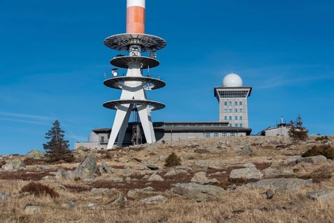 Sendemast auf dem Brocken
