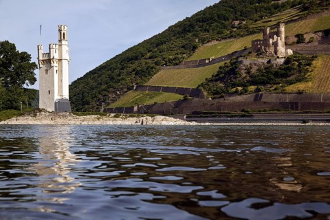 Bingen Maeuseturm and Ehrenfels Castle