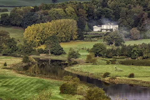 View of the river valley