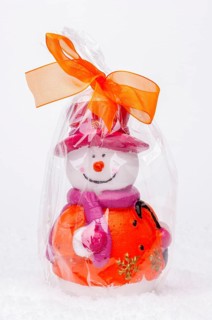 Wax snowman