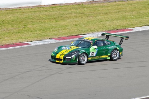 Porsche 911 GT3 R after accident