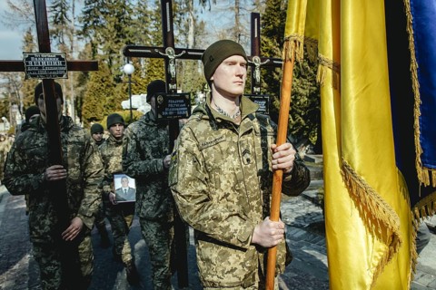 Burial of Oleg Yashchishin