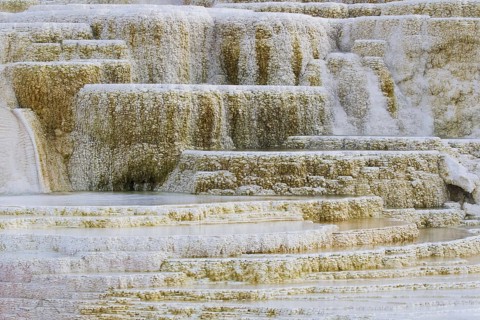 Travertine Terraces at Hotspring