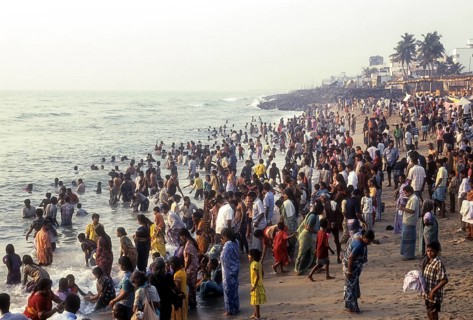 Vaithi Beach during Masimagam festival