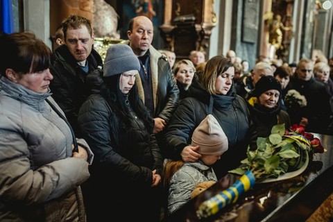 Funeral of Oleg Yashchishin