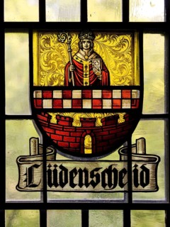 Historical coat of arms disc of Luedenscheid