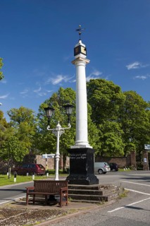 17th century high cross in the town
