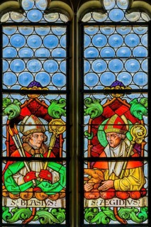 Colourful church window