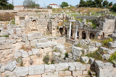 Fountain complex of the Peirene spring
