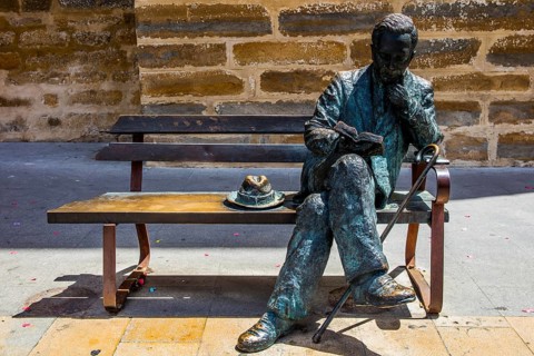 Monument to the Spanish poet Antonio Machado
