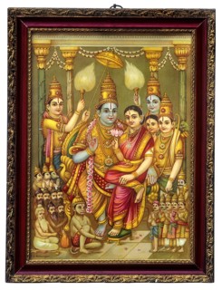 Sri Rama with sita