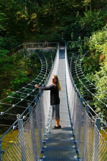 Haengebruecke im Fuerstlichen Park Inzigkofen