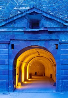 Ehrenbreitstein Fortress in the evening
