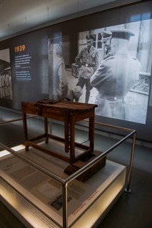 Exhibition on history in former camp kitchen
