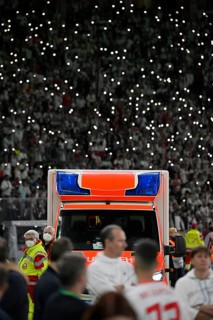 Medical emergency in front of the award ceremony