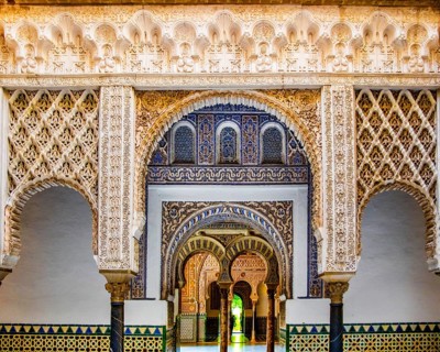Stucco elements in the Alcazar