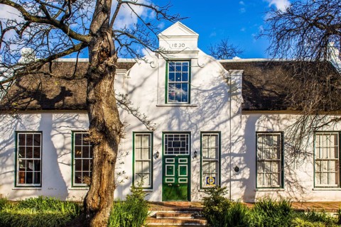 Stellenbosch with intact historic old town