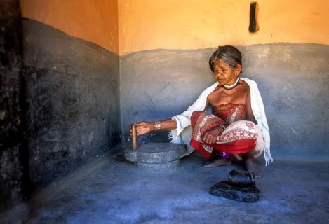 Muduga Tribal Old Lady in Silent Valley