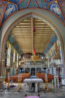 Main altar and organ loft