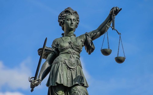 Fountain of Justice with Justitia