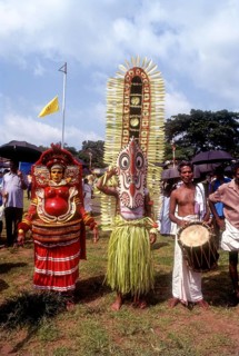 Athachamayam celebration in Thripunithura during Onam near Ernakulam