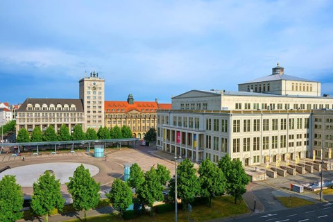 Krochhochhaus and Leipzig Opera House