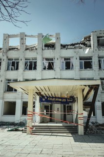25th school destroyed by a Russian missile attack on 4 March at 9:30 h