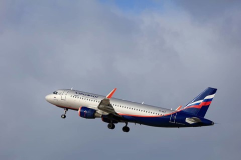 Aircraft Airbus A320 P. Yablochkov of the Russian airline Aeroflot