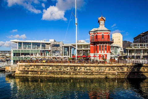 View of Clock Tower and Nelson Mandela Gateway