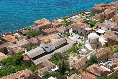 View from Upper Town to Lower Town