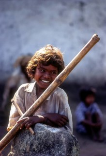 Tribal boy in Balle