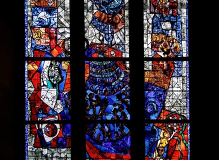 Fulfilment window by Peter Valentin Feuerstein in Ulm Cathedral