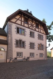 Historic half-timbered house Alter Hof in Bad Saeckingen