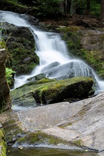 Waterfall of the Selke in the Harz Mountains