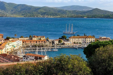 View of the bay of Portoferraio
