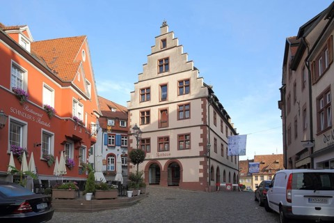 Historic town hall with stepped gable in Endingen