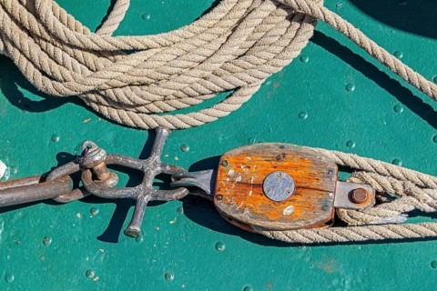 Rope and block