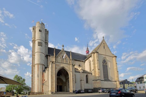 Gothic Collegiate Church of St. Martin and St. Severus in Muenstermaifeld