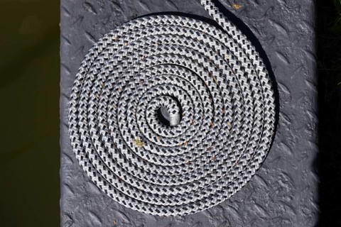 Coiled rope