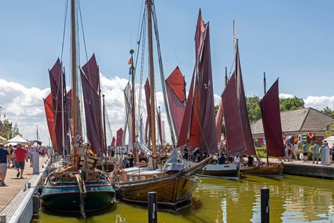 Zeesboote in the harbour