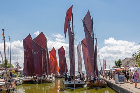 Zeesboote in the harbour