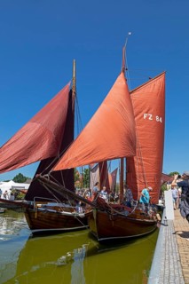 Zeesboote in the harbour