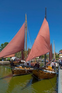 Zeesboote in the harbour