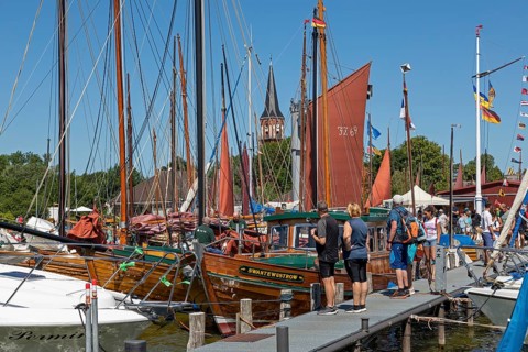 Zeesboote in the harbour