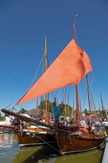 Zeesboote in the harbour