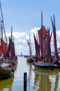 Zeesboote in the harbour