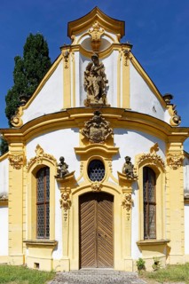 Central facade Maria Hilf Chapel
