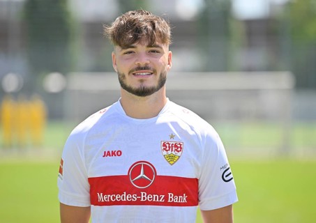 Lilian Egloff VfB Stuttgart Portraittermin VfB Stuttgart 2022 2023 Licence Player Football 1. Bundesliga Men GER Stuttgart 05. 07. 2022