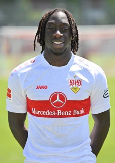 Tanguy Coulibaly VfB Stuttgart Portraittermin VfB Stuttgart 2022 2023 Licence Player Football 1. Bundesliga Men GER Stuttgart 05. 07. 2022
