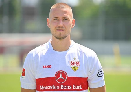 Waldemar Anton VfB Stuttgart Portraittermin VfB Stuttgart 2022 2023 Licence Player Football 1. Bundesliga Men GER Stuttgart 05. 07. 2022